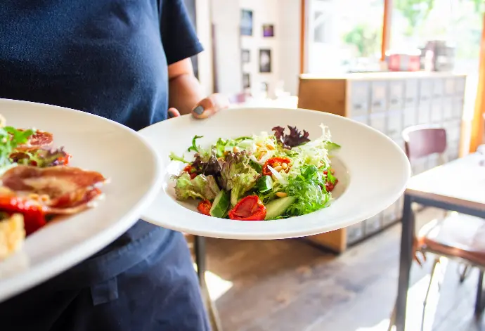 two cooked food on plate