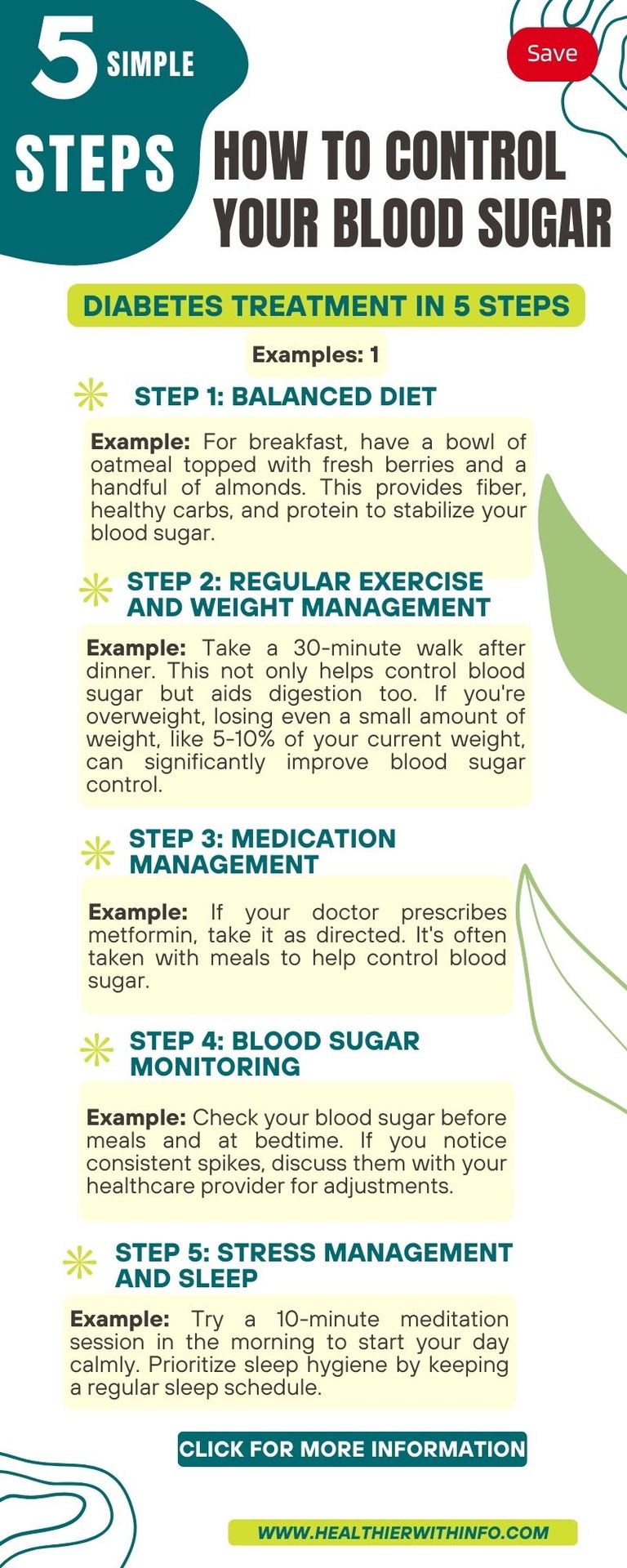 how to control your blood sugar  in 5 simple steps