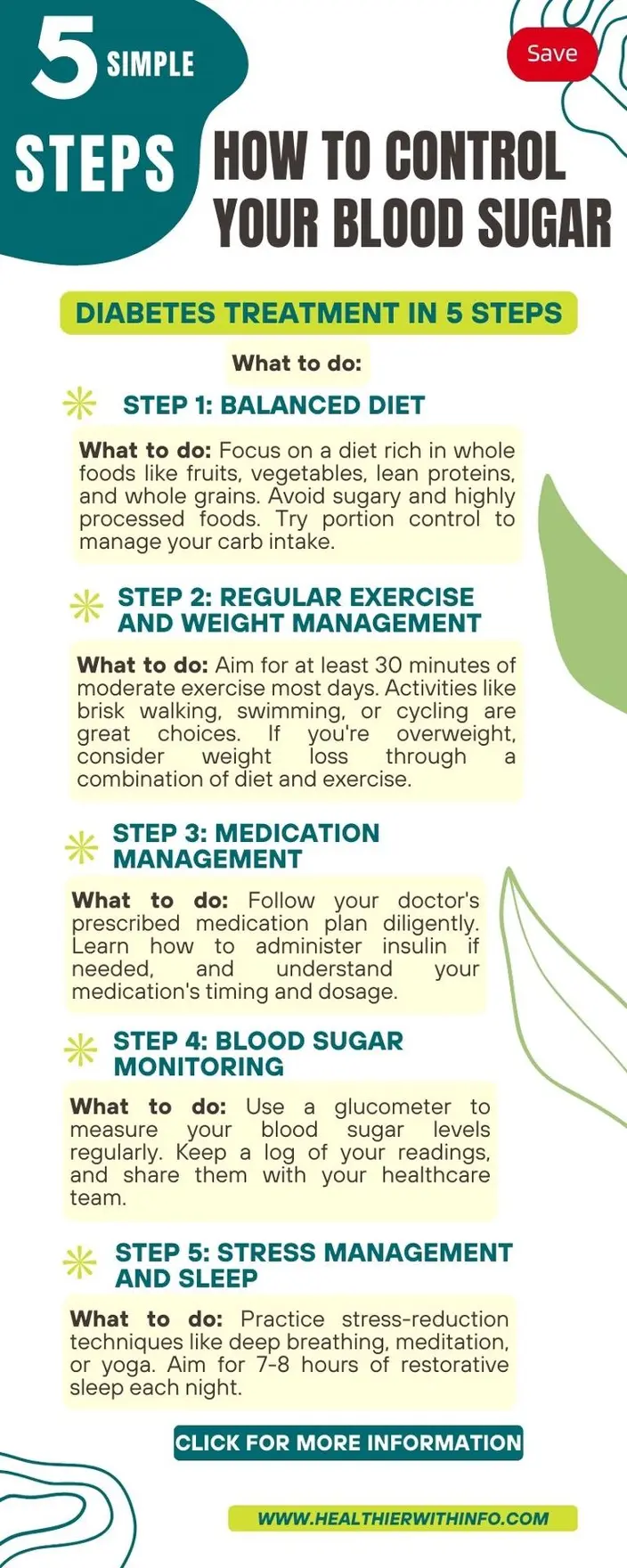 how to control your blood sugar  in 5 simple steps