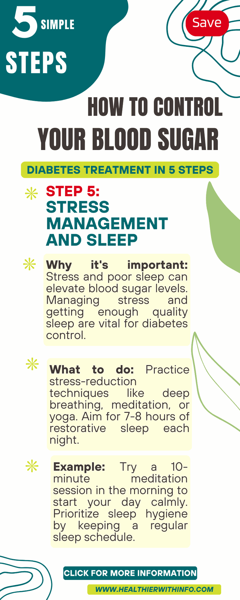 how to control your blood sugar  in 5 simple steps